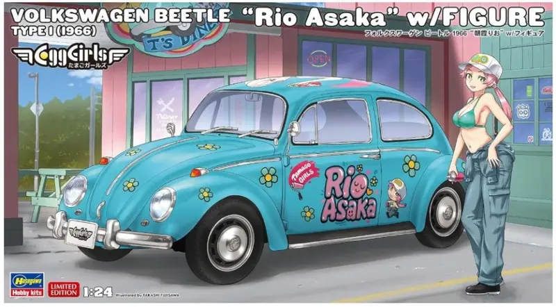 VW BEETLE TYPE 1 1966 "RIO ASAKA" W/FIGURE KIT 1