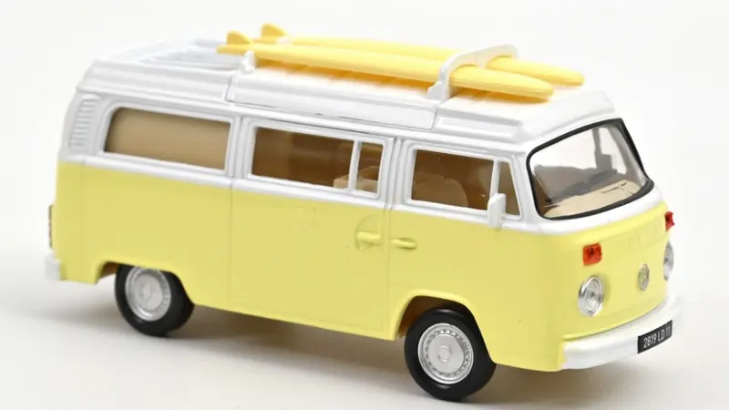 VW COMBI T2b CAMPER VAN 1973 PASTEL YELLOW JET-CAR 1