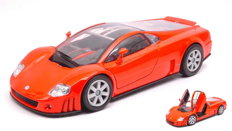 VW NARDO W12 2001 PROTOTIPO COUPE' RECORD ARANCIO 1