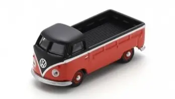 VW T1 PICKUP ORANGE/BLACK DIE CAST 1