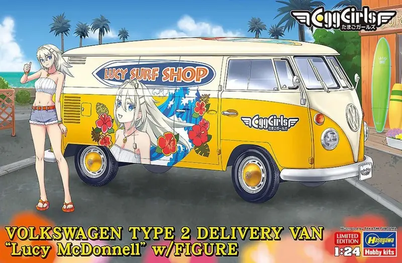 VW TYPE 2 DELIVERY VAN LUCY McDonnell W/FIGURE KIT 1