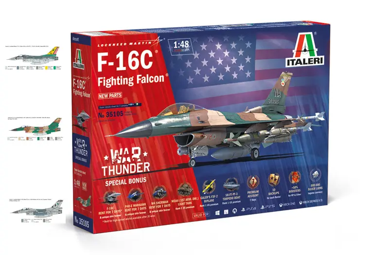 WAR THUNDER F-16C FIGHTING FALCON KIT 1
