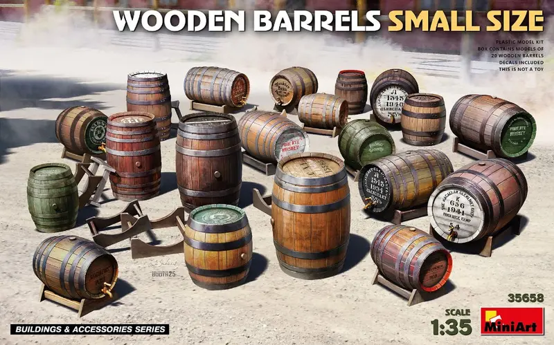 WOODEN BARRELS SMALL SIZE KIT 1