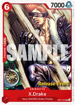 X.Drake (OP11-017) - Promos