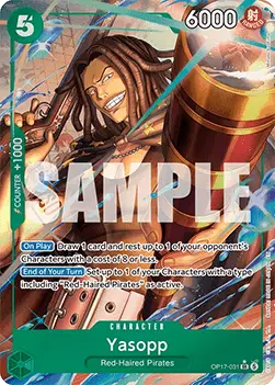 Yasopp (OP17-031) - The World’s Strongest Warriors (Alternate Art) [OP17-031]