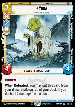 Yoda, Burlone In Esilio - Mondi di Origine (Legendary) [HMW-056]