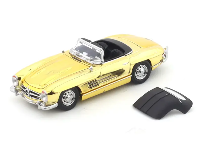 YS Models - 1957 Mercedes-Benz 300SL Roadster Gold - Scala 1/64