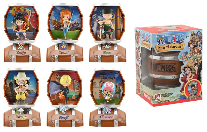 YuMe One Piece Barrel Capsule - Figure Casuale in Barile Blind Box